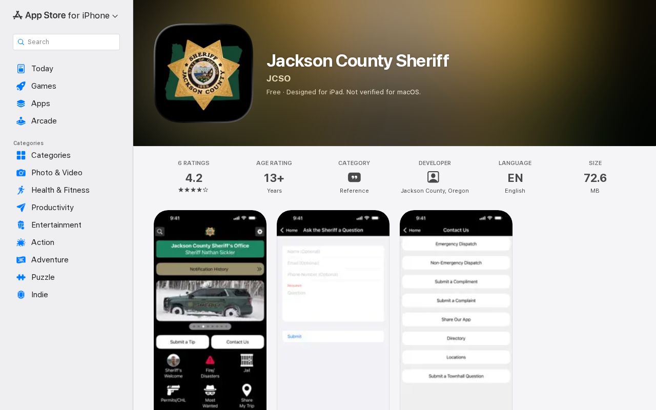 Jackson County Sheriff app checked for release mugshots